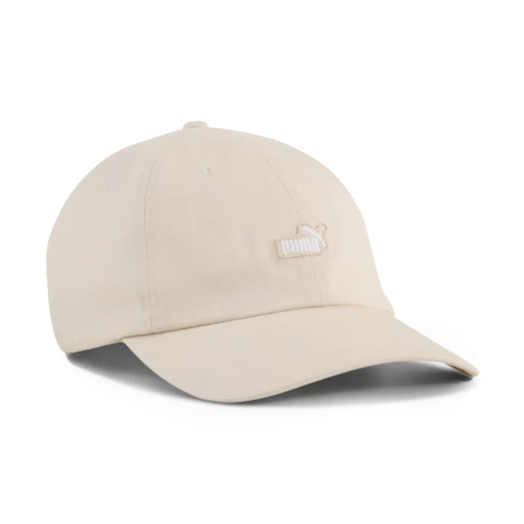 Boné casual esportivo Puma branco off modelo 26416-02 em algodão com logo em patch